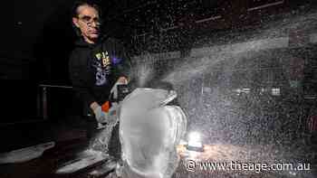 Chipping away at it: the artist with burning passion for ice sculpting