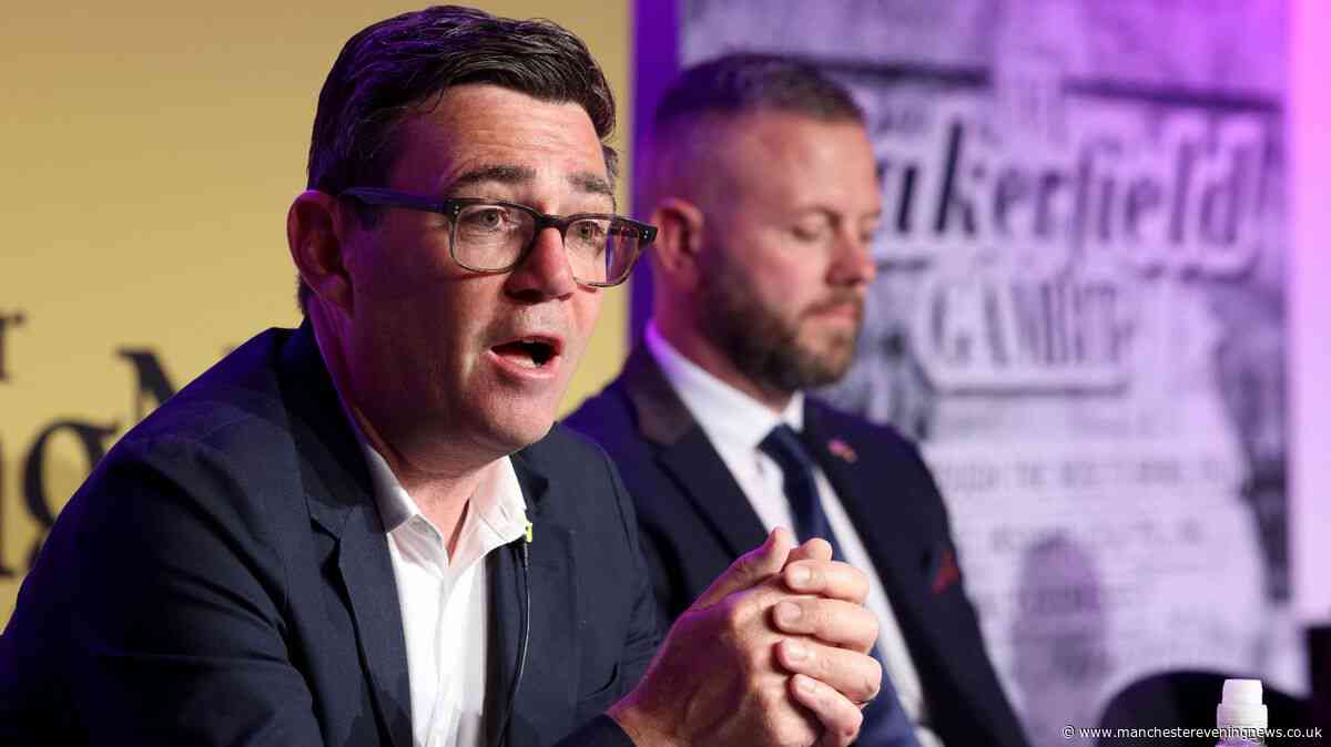 Andy Burnham's main target during Makerfield hustings wasn't even in the room