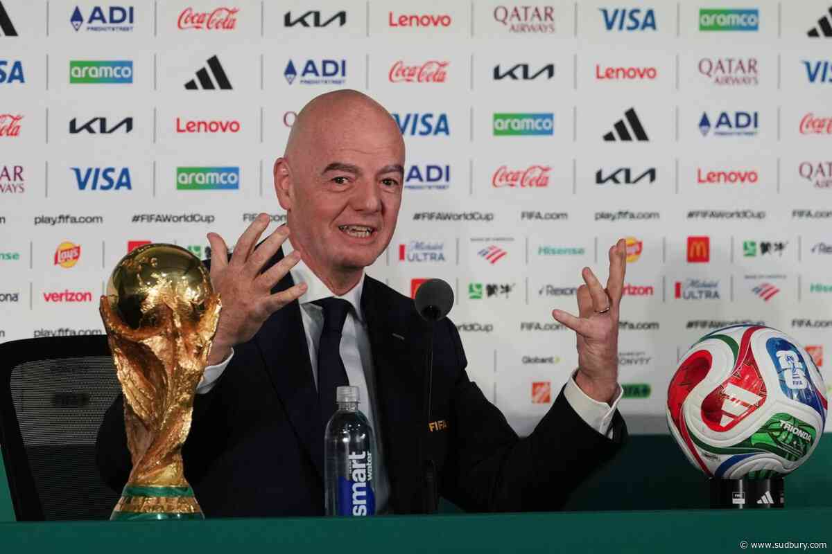 FIFA's Infantino defends World Cup ticket prices, says fans 'should chill' about ref denied US entry