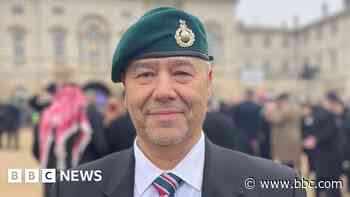 Ex-Marine's pride at sight-loss charity honour
