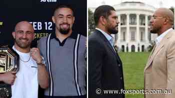 ‘Something big going to happen’: Aussie UFC stars’ wild tip over White House blockbuster result