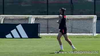 Schitterend: Weghorst traint na afloop van Oranje-training individueel door