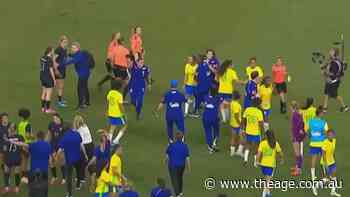 Eight red cards as soccer friendly turns nasty