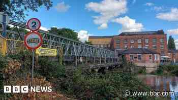 Person got stuck while trespassing on closed bridge