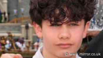 Two charged with murder after boy, 12, dies in collision with vehicle