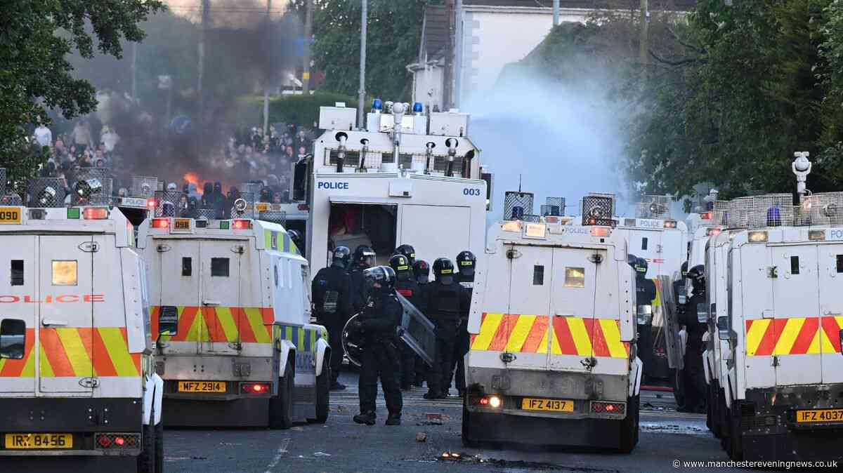 Police deploy water cannon on rioters in latest disorder after Belfast stabbing