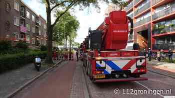Brandweer onderzoekt mogelijke woningbrand aan Korreweg