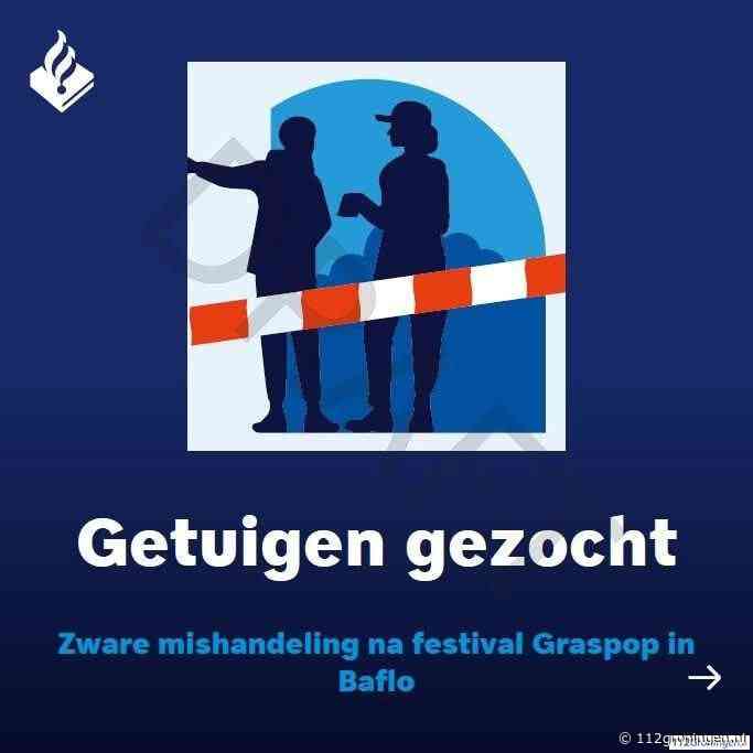Politie zoekt getuigen van zware mishandeling bij station Baflo