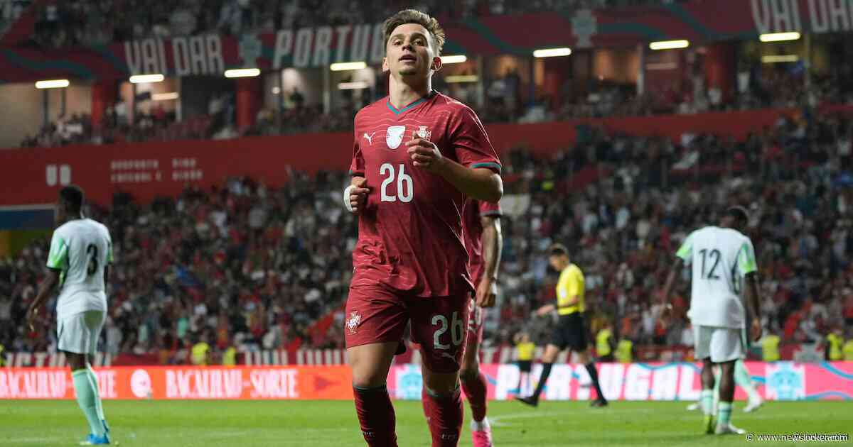 Oud-Ajacied Conceição zet Portugal in slotfase op voorsprong, Ronaldo gewisseld, ook Engeland leidt in WK-generale
