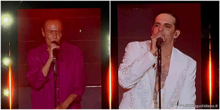 Achille Lauro e Antonello Venditti all’Olimpico di Roma duettano in anteprima su “Che tesoro che sei”. Poi i cori su “Notte prima degli esami” – IL VIDEO