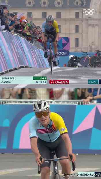 Remco Evenepoel, the first man to win the time trial and the road race at the same #Olympics 🚴‍♂️