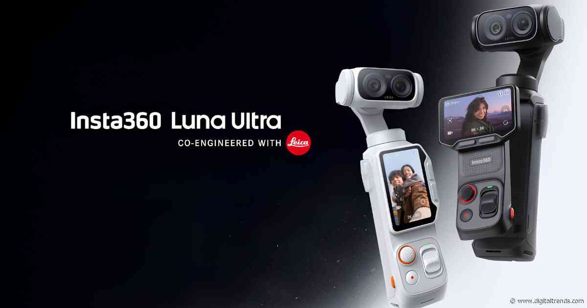 Insta360 Luna Ultra brings 8K recording and advanced stabilization to creators