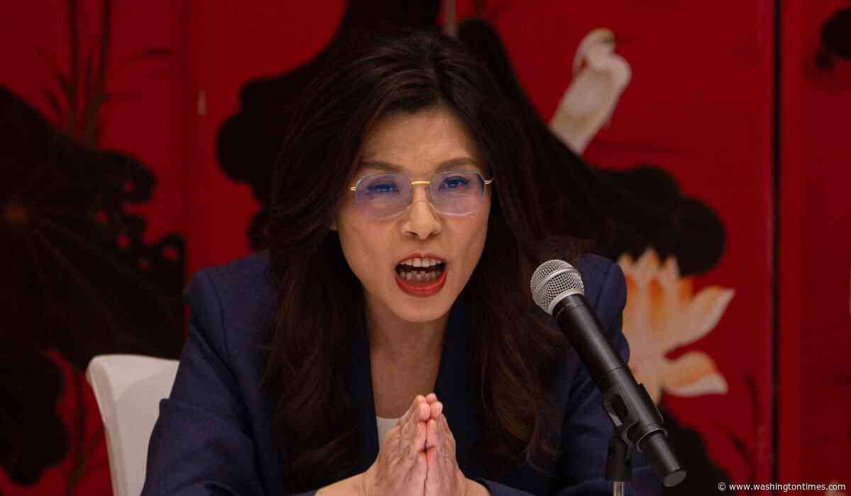 Two House Republicans to meet with the leader of Taiwan's Beijing-friendly opposition party