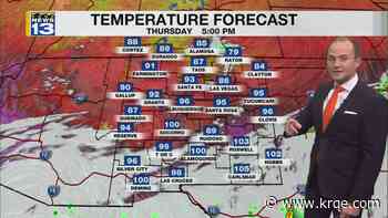 Hottest weather so far this year settling into New Mexico