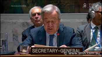 UN chief wants escalation risks 'full war' in region