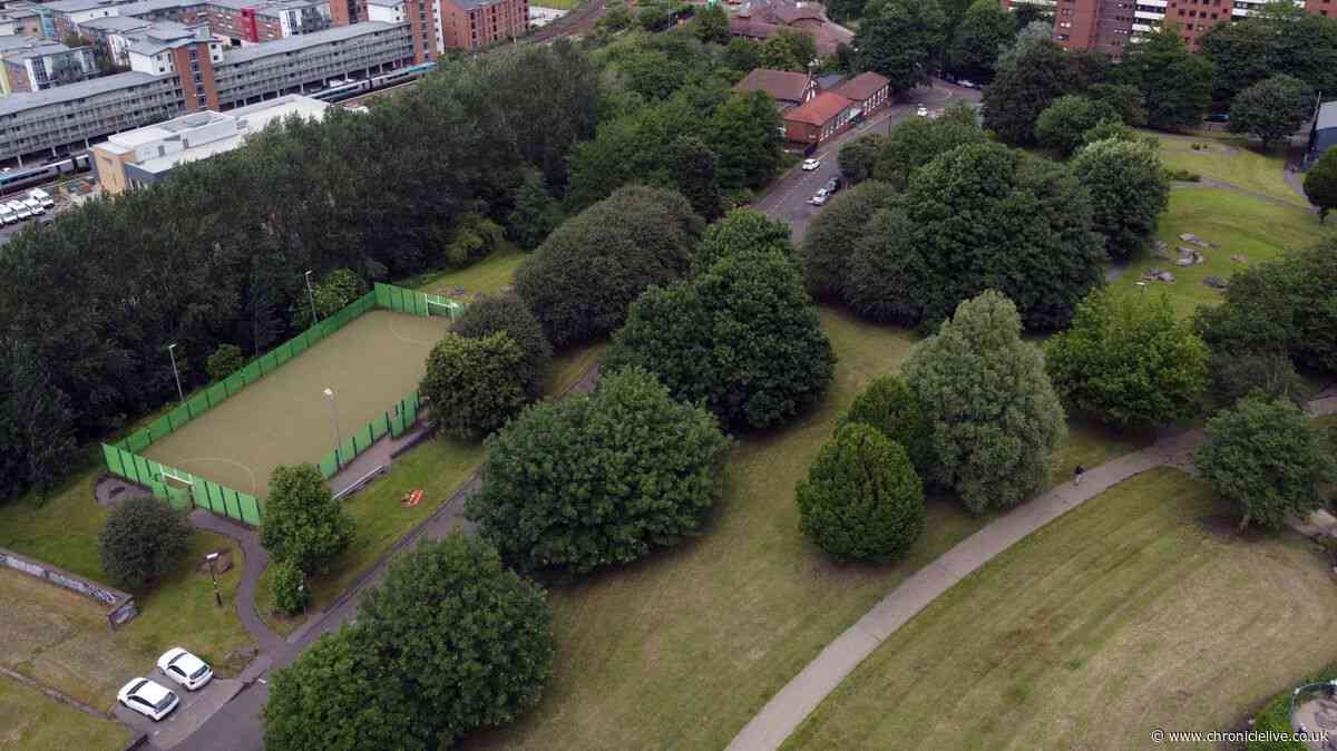 Suspected double stabbing on Gateshead football pitch sees two men taken to hospital