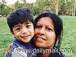 Devoted mother and her two young sons are buried in the same grave after alleged triple murder