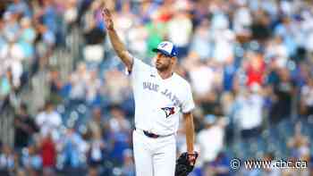 Blue Jays pitcher Max Scherzer becomes 11th pitcher with 3,500 strikeouts