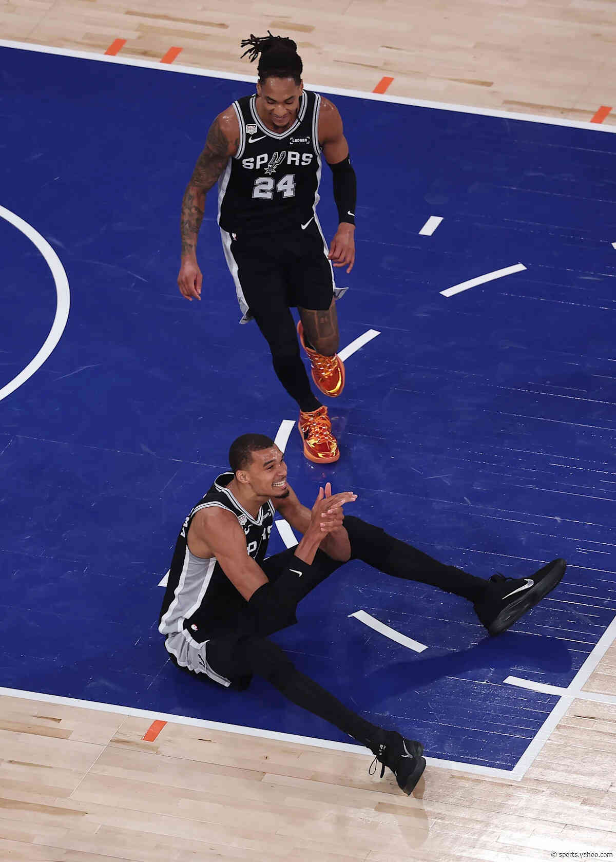 Victor Wembanyama to Knicks after flagrant foul: 'I'm in your head'