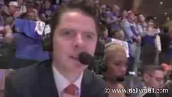 Knicks radio host sparks meltdown after being caught on hot mic telling Taylor Swift to 'get out of here' at NBA Finals