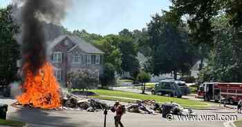 Lithium-ion battery started garbage truck fire, Morrisville leaders say
