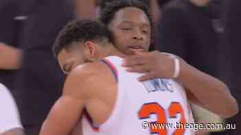 Celebs stunned by record Knicks comeback