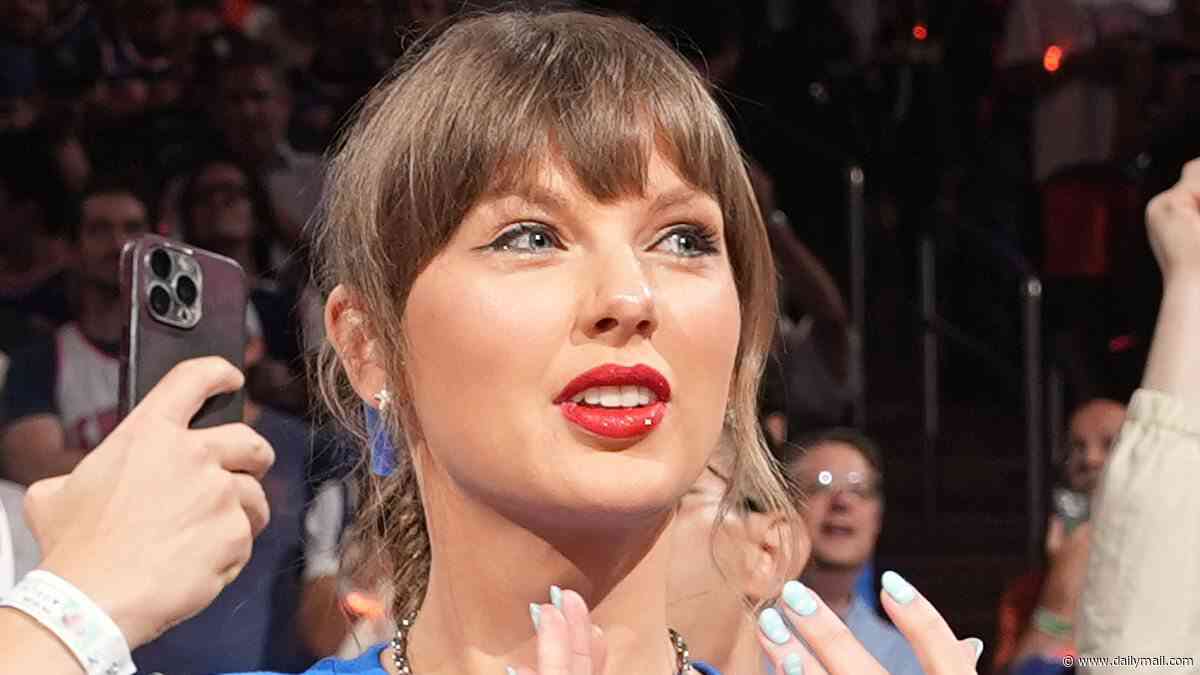 Taylor Swift's surprising BFF revealed as they reunite courtside at star-studded Knicks game... and she's DECADES older than the singer