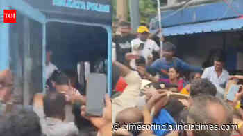 Extortion case: Absconding TMC councillor Sushanta Ghosh's right-hand man arrested; attacked with eggs