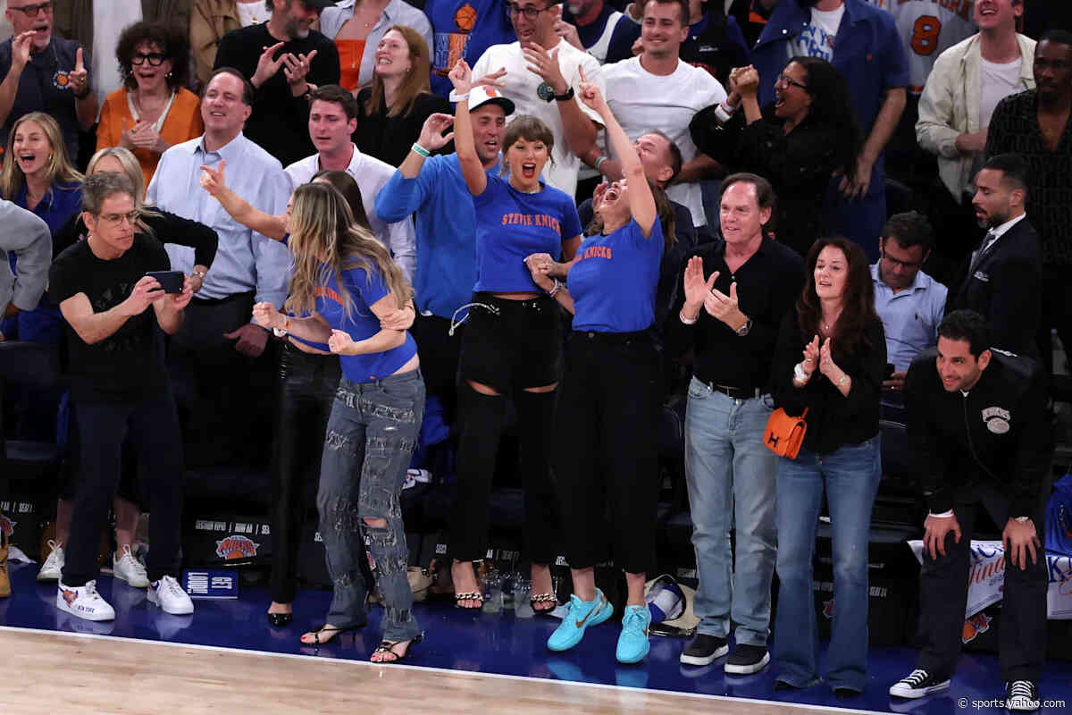 NBA Finals: Taylor Swift, Timothée Chalamet and other Knicks fans erupt at Madison Square Garden after wild Game 4 win over Spurs