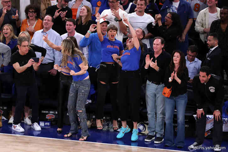 NBA Finals: Taylor Swift, Timothée Chalamet and other Knicks fans erupt at Madison Square Garden after wild Game 4 win over Spurs
