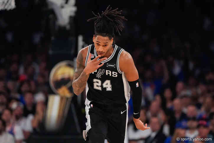 NBA Finals: Spurs hit record 14 3-pointers in dominant first half before blowing 29-point lead to Knicks in Game 4