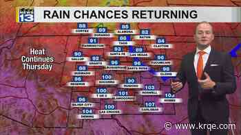 Even hotter weather is on the way Thursday for parts of New Mexico