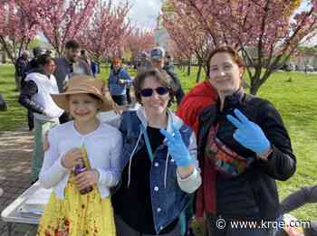 Ukrainian family thanks New Mexico for donations helping to clothe and feed refugees