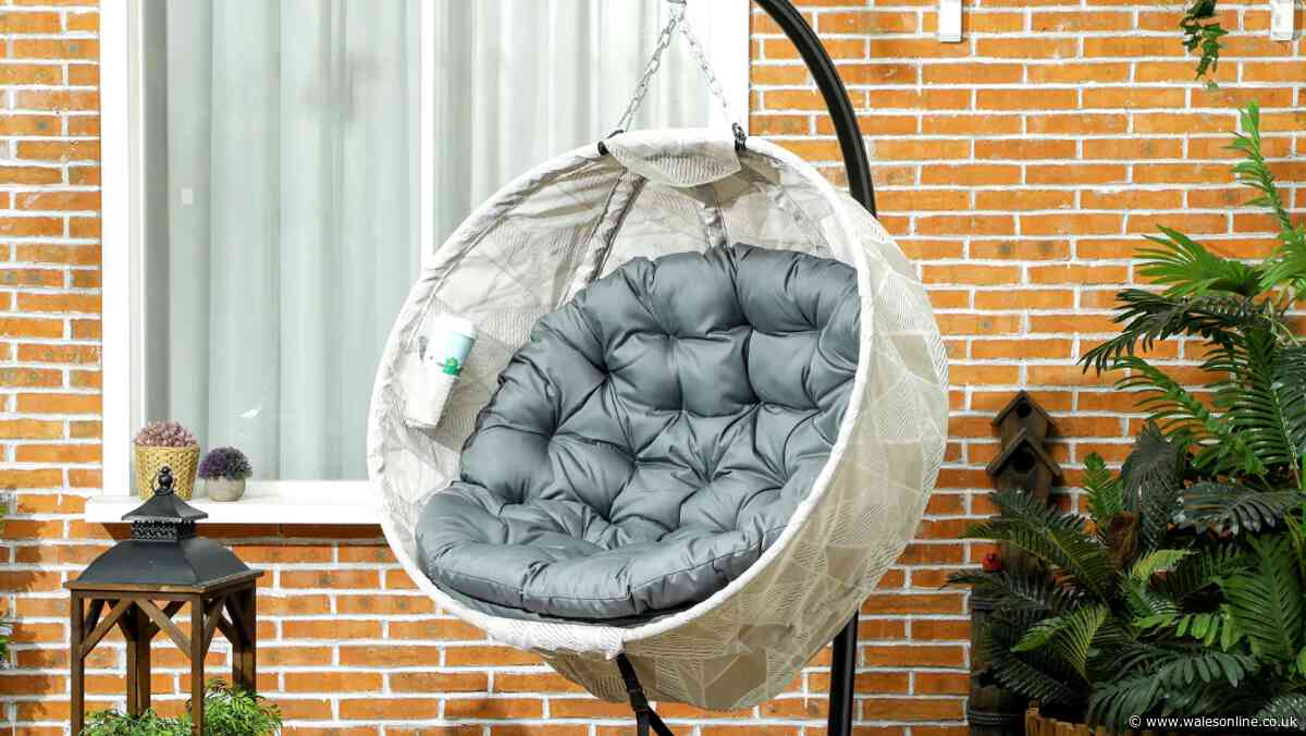 'My comfort zone' shoppers love 'perfect' hanging egg chair now £100 in double deal