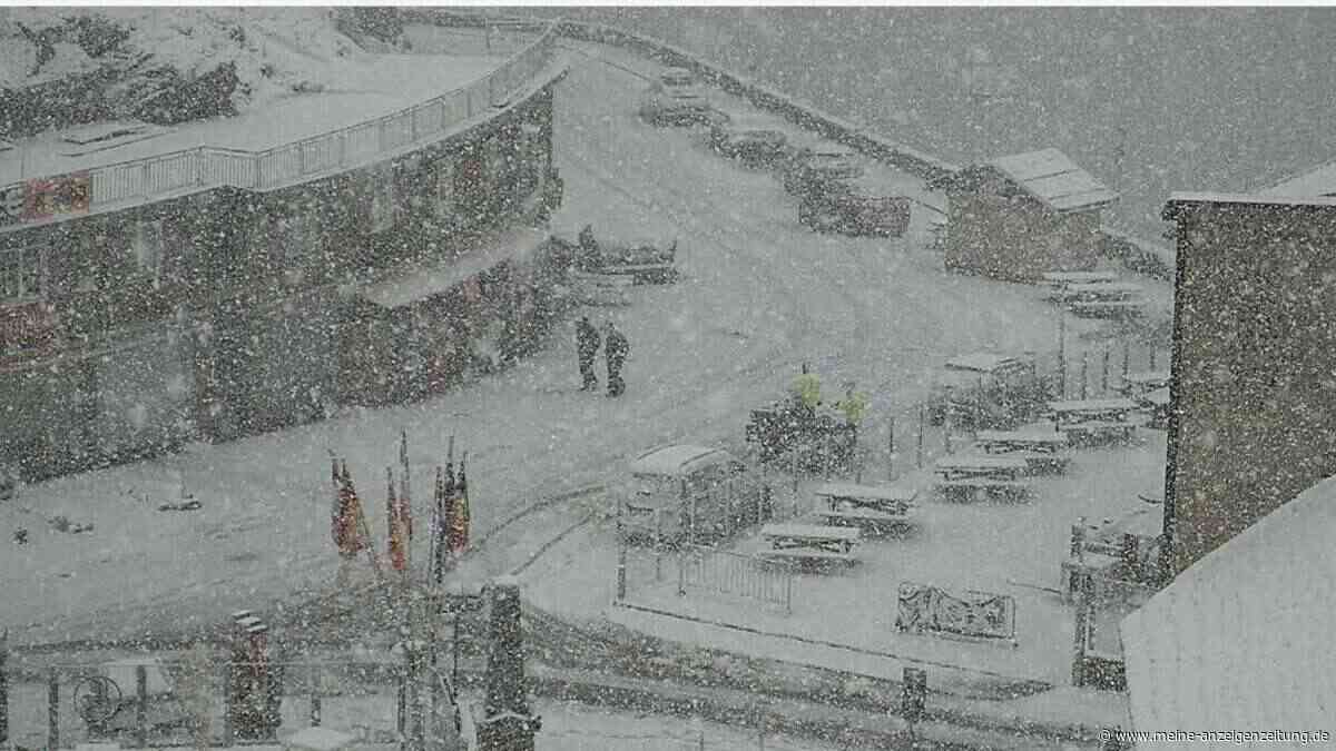 Schnee-Wand im Juni: Wichtiger Alpen-Pass plötzlich wieder eingeschneit