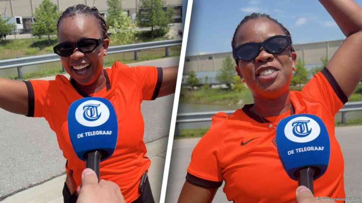 Amerikaanse vrouw uit haar dak na training Oranje: 'Naar rechts'