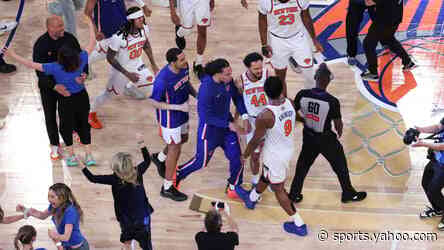 Jaylen Brown, the basketball world and even WWE's Danhausen react to Knicks' historic Game 4 win: 'OG Anunoby is different'