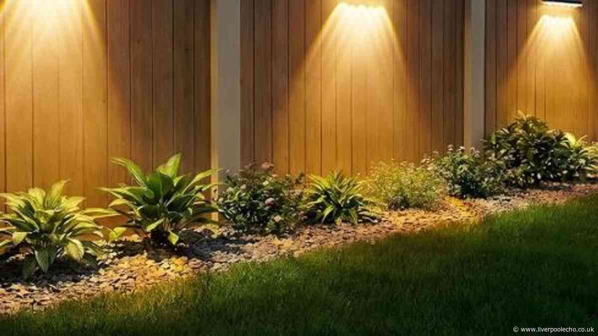 Garden looks 'high-end' with 'easy to install' £19 waterproof solar lights