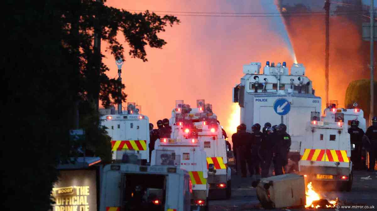 Belfast riots live: Bricks and petrol bomb launched at police by masked thugs