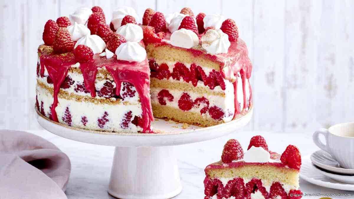Johann Lafers dekadente weiße Schoko-Himbeertorte