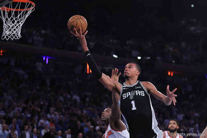 Knicks fans throw items at Victor Wembanyama, Spurs after NBA Finals thriller