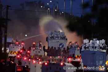 Twelve police officers injured in second night of unrest in Northern Ireland
