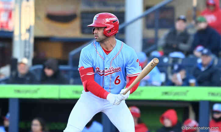 Phillies prospect Dante Nori lands on injured list, not expected to miss serious time