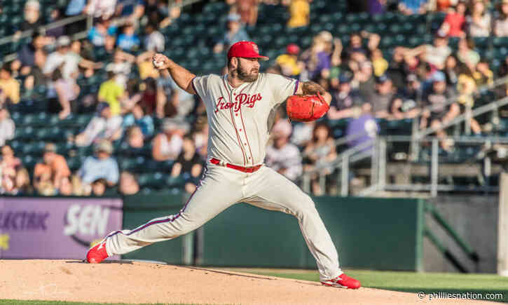 Veteran pitcher opts out of minor-league contract with Phillies, quickly returns and delivers scoreless start in Triple-A