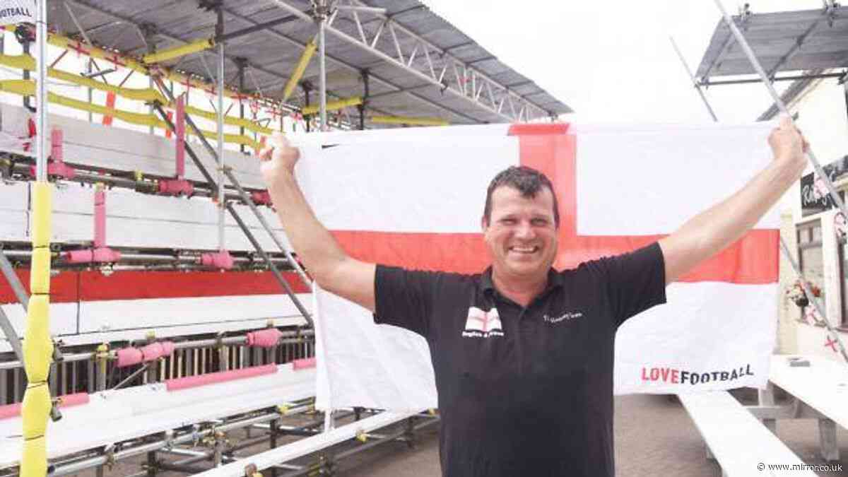 I've built a £6,000 England World Cup grandstand at my pub - fans are flooding in