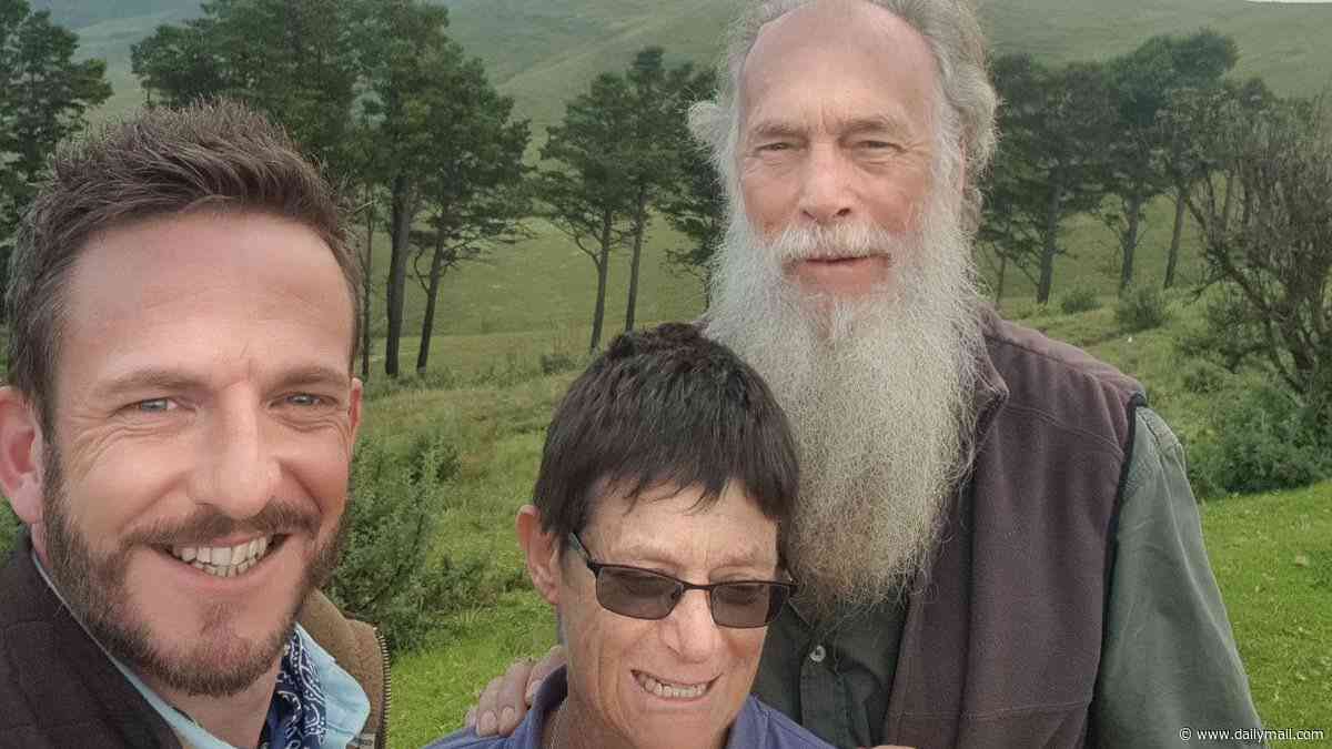 Tragic last photo of British couple killed by gang and fed to crocodiles: Botanists posed with BBC Gardeners' World host after filming episode
