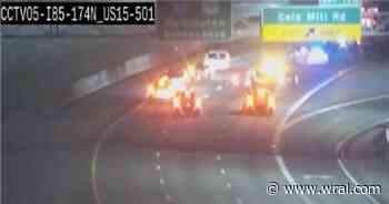 Woman seriously injured after being hit by truck on I-85 in Durham