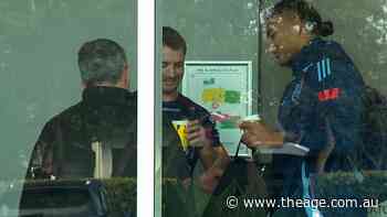 Kieran Foran was spotted in NSW Origin camp on Thursday. Here’s why