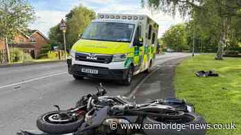Hunt for driver after Cambs village crash leaves person injured