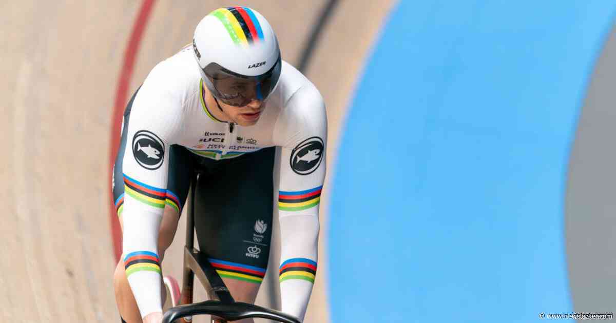 Zelfs Harrie Lavreysen moest weer naar school in Japan: ‘Als ik vol aanzette, voelde ik die fiets helemaal buigen’